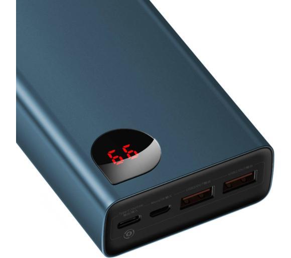 Baseus PPIMDA-D03 Powerbank Adaman, 20000mAh, Металевий, QC 3.0, PD, 65W - фото 9 - id-p1601007525