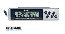 Годинник автомобільний з виносним термометром VST 7067 (VST 7066)