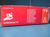 Латексні оглядові неопудрені рукавички Ambulance, фото 3
