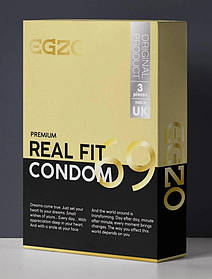 Плотнооблегающие презервативы EGZO Real fit №3