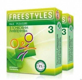 FREESTYLES точкові No 3 шт Max Pleasure