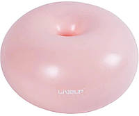 М'яч для фітнесу LiveUp Donut Ball 45х25 см (LS3567-p) Pink