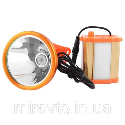 Ліхтарик-лоб "Small Sun" ZY-H32-XHP50, шахтерський, ст. акум, 24SMD, ЗП 220V, диммер, Power Bank