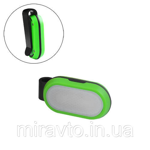 Ліхтарик-на кліпсі 5825-2LED (white+red), 2xCR2032