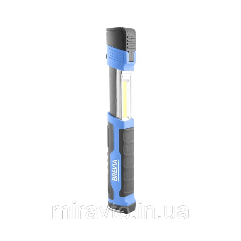 Переноска діодна 3W COB/300 lm +1W L = 190-275 телеск/магн/2000 mAh/microUSB/гачок Brevia Led No11350