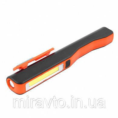 Переноска діодна 86-COB + 1LED магніт +кліпс поворотна 3*AAA