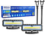 Переноска інспекційна Профі 2x10W COB/1000 lm, АКБ-2x4000Ah, кроншт.візок 120-190 см/ Brevia No11520, фото 3