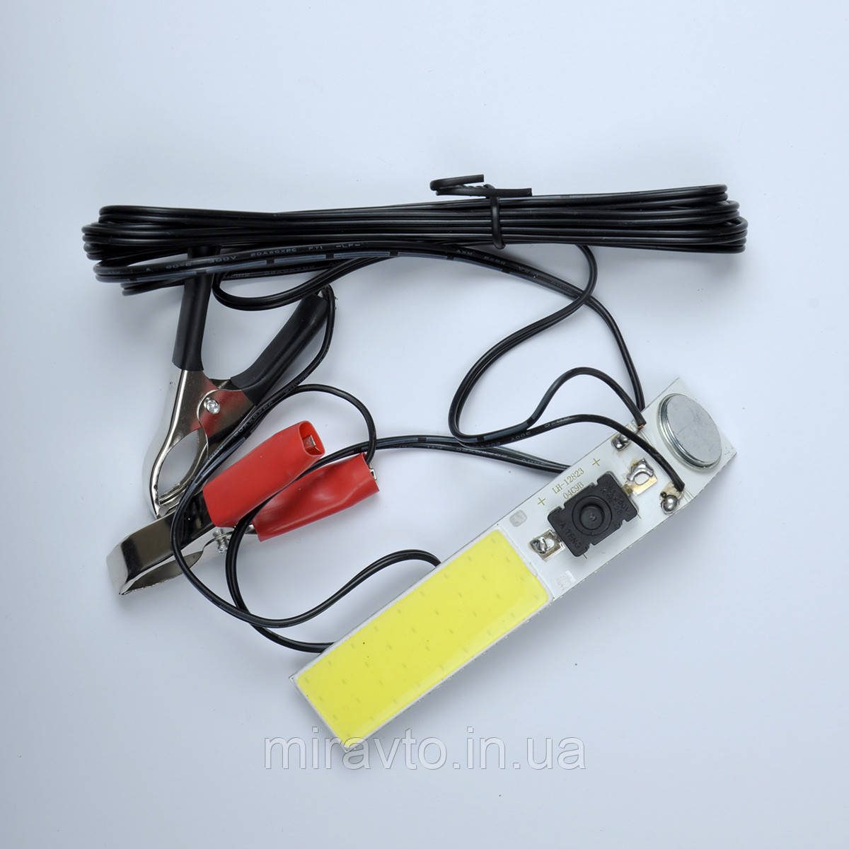 Переноска від клеми магнітна 12v/COB/2.8 м з вимикачем "GS"
