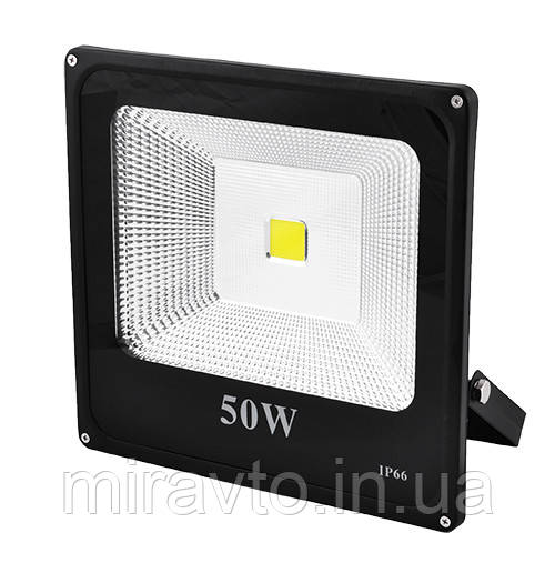 Прожектор SLIM YT-50W COB, 4500 Lm, IP66 (вологозахист) Преміумклас