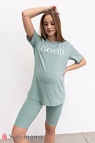 Туніка для вагітних та годування EVA полин XL