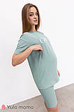 Бавовняний костюм з велосипедками для вагітних та годування EVA, розмір S, фото 5