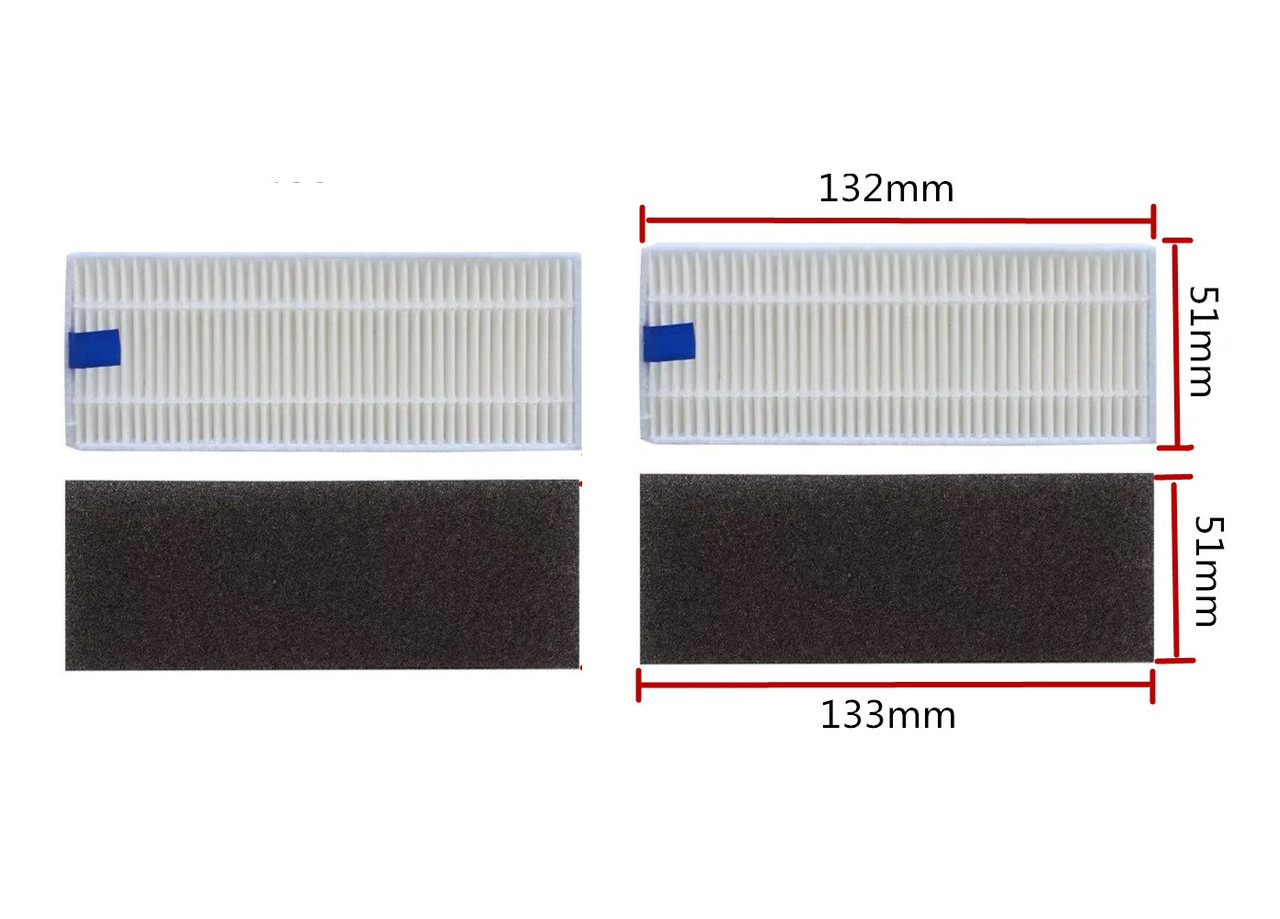 Фільтри для робота-пилососа ROWENTA Tefal X-plorer Series 20 40 45 50, Serie 75 (RR7687WH), 130Ai 2 шт