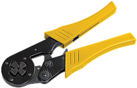 Клещи обжимные КО-03Е 6,0-16 мм2 (квадрат), инструмент обжимной ручной, для обжимки наконечников кабельных