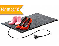 Теплый коврик ТЕПЛОЛЮКС CARPET 80 х 50 см, серый, теплый пол электрический, нагревательный