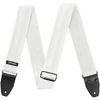 Ремень гитарный Dunlop DST70-01WH Guitar Strap Deluxe Seatbelt White