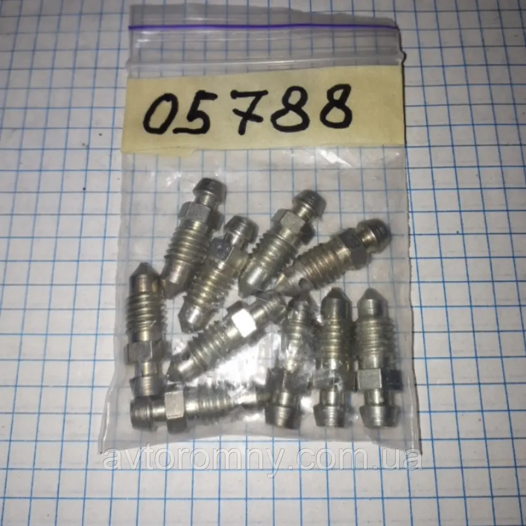 Штуцер для прокачування гальм 8мм ВАЗ 2101 2103 2104 2105 2106 2108 2109 21099 2110 2112 2113 2114 2115 2121 Нива