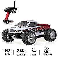 Машинка WLtoys A979-B 4WD 70 км/ч RC 1:18 игрушка-монстр RC Monster Truck 7.4V 1500MAH