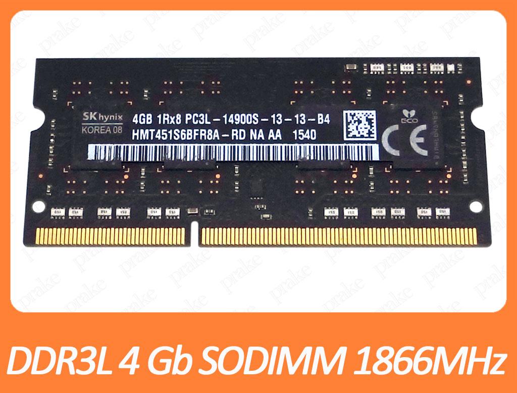 DDR3L 4GB 1866 MHz (PC3-14900) SODIMM різні виробники