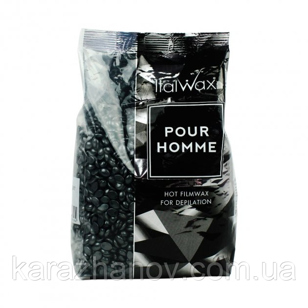 POUR HOMME ITALWAX Пленочный горячий воск Homme в гранулы 1000 гр.