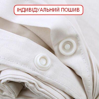 Пошив двоспального комплекта з бязі з підковдрою на кнопках