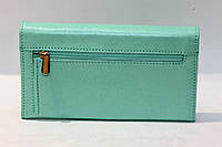 Кожаное портмоне салатового цвета фирмы DEKOL, стильный женский кошелек модный топ