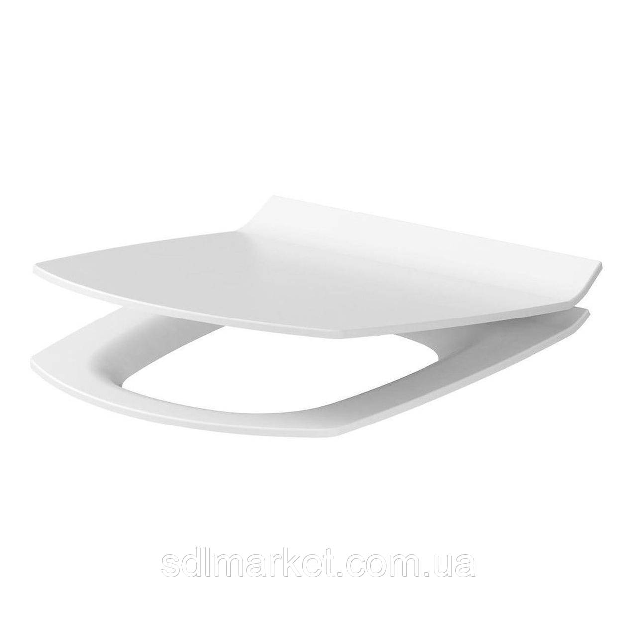 Сідень для туалету Cersanit CA дюропласт ліфт SLIM ONE BUTTON, фото 1