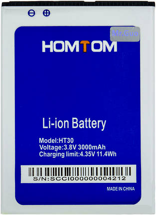 Акумуляторна батарея Ergo HOMTOM HT30, HT30 PRO, фото 2