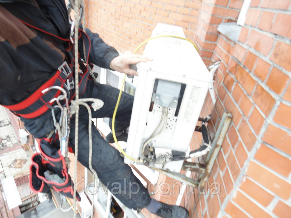 Прасування кондиціонера, ремонт, заправляння, монтаж альпіністами, фото 1