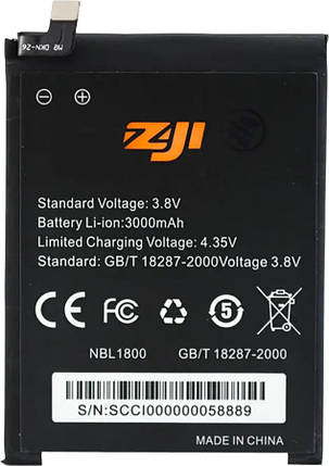 Акумуляторна батарея Ergo Homtom ZoJi Z6, фото 2