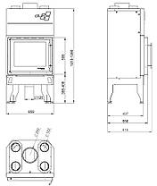 Камінна топка UNIFLAM 660 DURO, фото 5