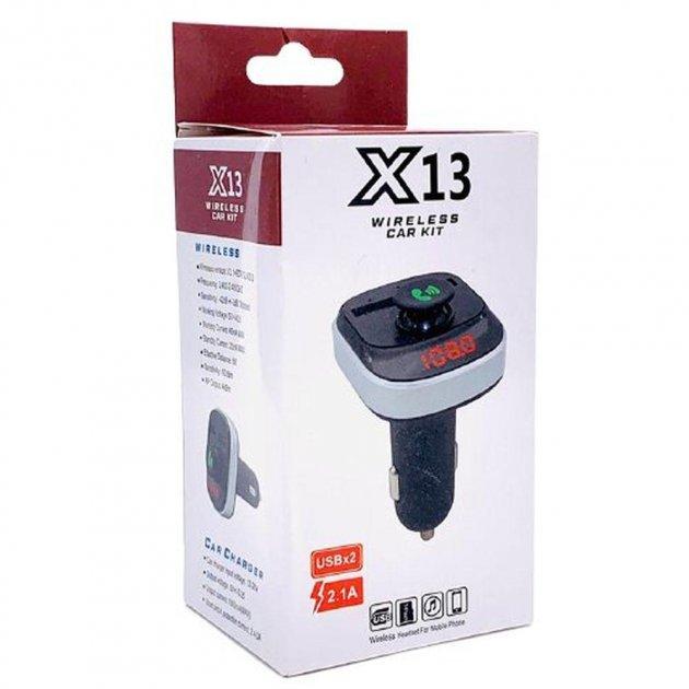 FM модулятор X13 Bluetooth, фото 1