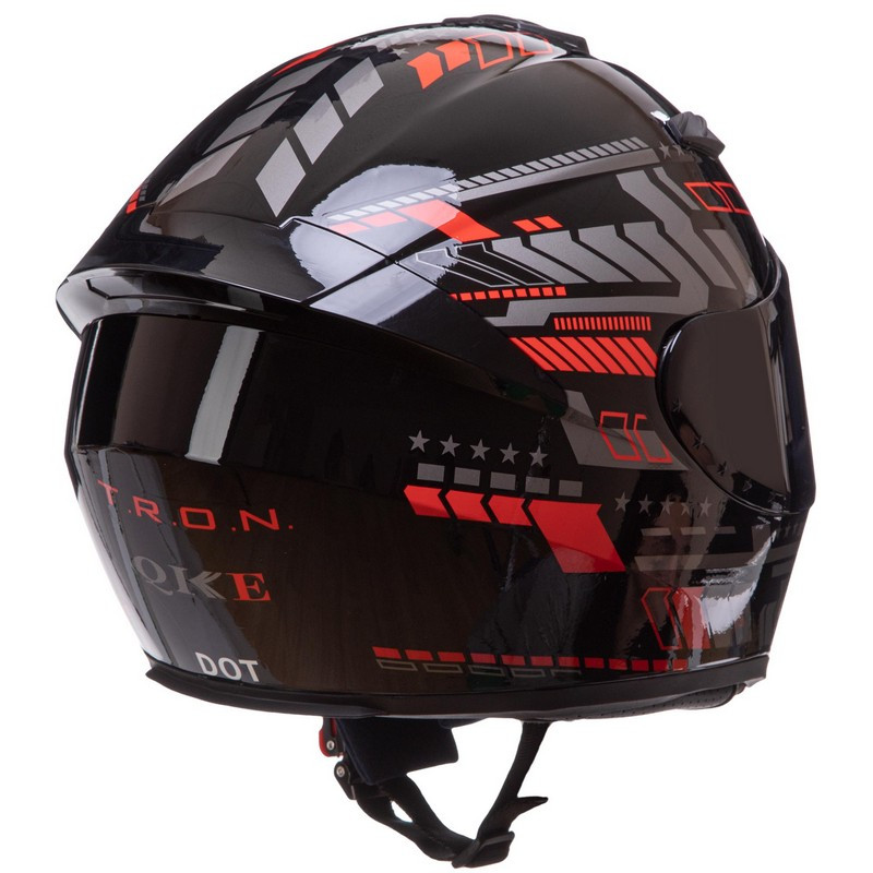 Мотошлем, шлем для мотоцикла QKE M-3835 размер L (58-61) - фото 9 - id-p1601232721