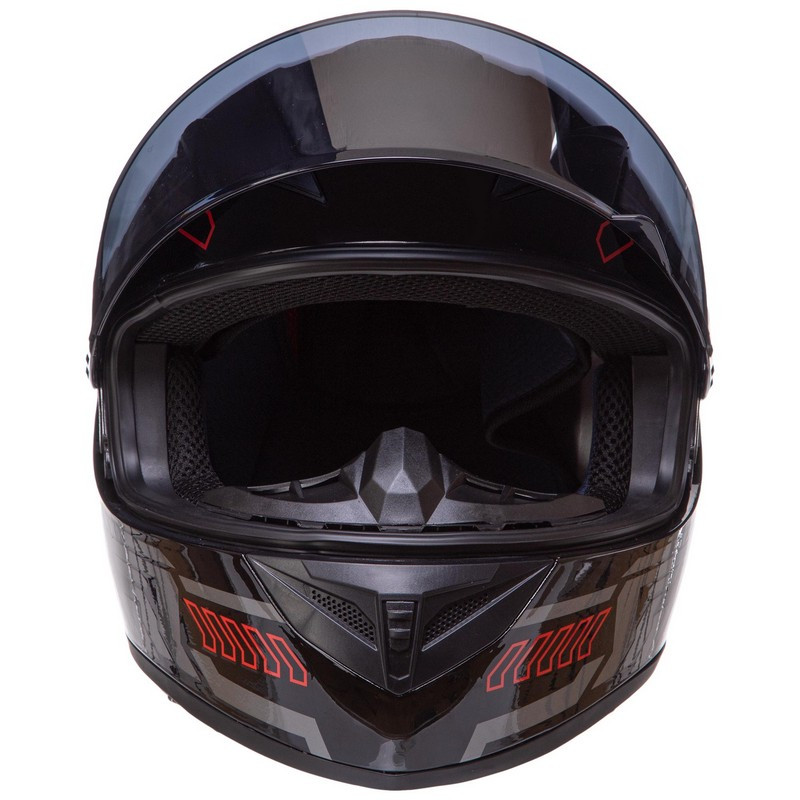 Мотошлем, шлем для мотоцикла QKE M-3835 размер L (58-61) - фото 8 - id-p1601232721