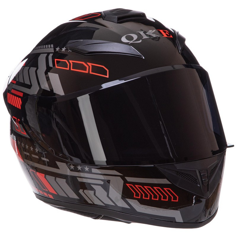 Мотошлем, шлем для мотоцикла QKE M-3835 размер L (58-61) - фото 6 - id-p1601232721