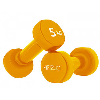Гантелі вінілові 4FIZJO 2 x 5 кг 4FJ0210 .