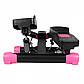 Степпер поворотний (міні-степпер) SportVida SV-HK0358 Black/Pink ., фото 4