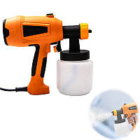 Фарборозпилювач електричний 800 мл, 4 сопла (1.5/2/2.5/3 мм), MD3701