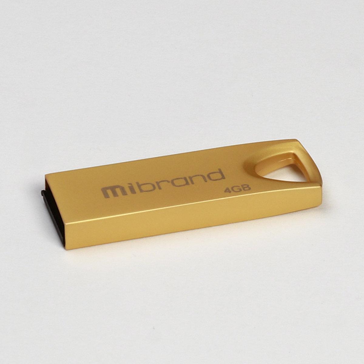 Флеш-накопичувач Flash Mibrand USB 2.0 Taipan 4Gb Gold