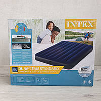 Intex Надувний матрац 64758 (3) полуторний, 137х191х25 см, у кор.