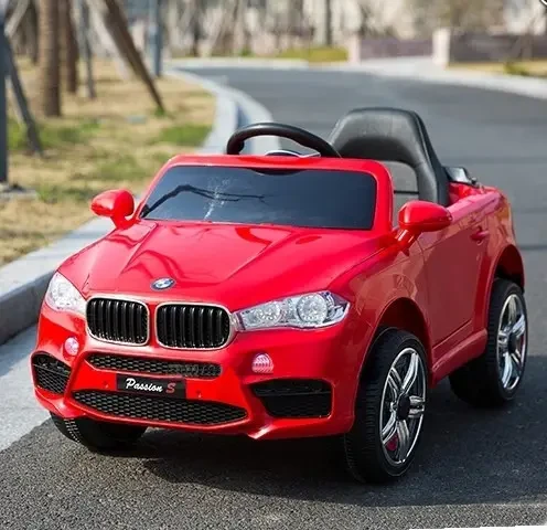 Дитячий електромобіль позашляховик BMW X5 Bambi червоний