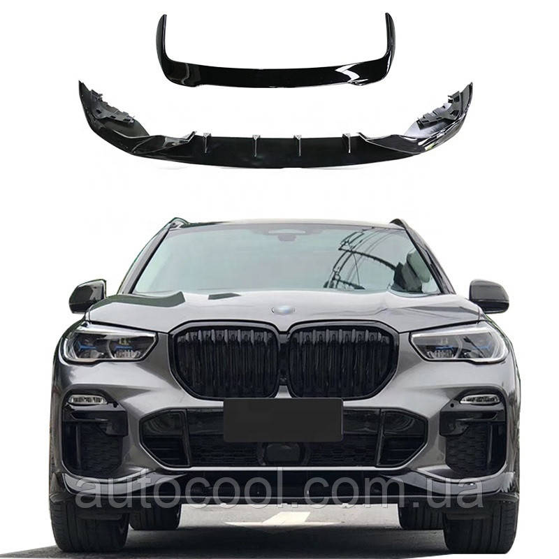 Сплітер переднього бампера та спойлер багажника BMW X5 G05 2019+ г.в. стиль AC-schnitzer