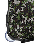 Сумка на колесах велика L хакі 73x36x38см/100л/2.8кг/Airtex 824-75, фото 10