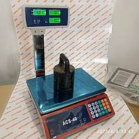 Ваги торгові зі стійкою Олімп ACS-D769 до 40кг 6v