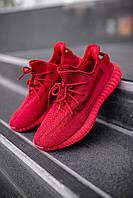 Кроссовки Adidas Yeezy Boost 350 V2 Red красные летние женские адидас изи буст сетка текстиль