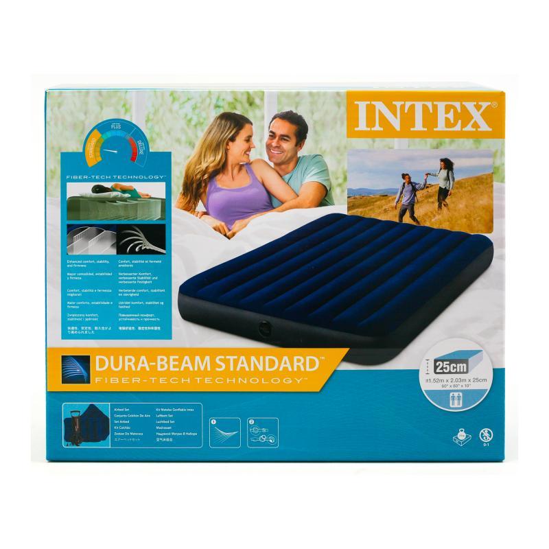 Матрас Intex, надувний, велюровий.