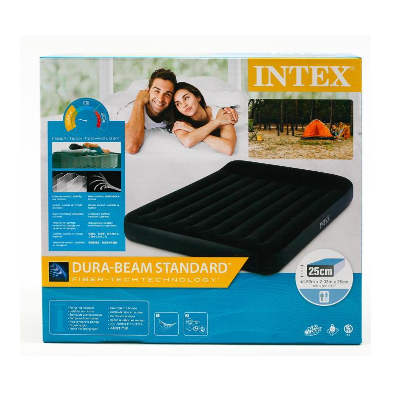 Матрац Intex, надувний, велюровий