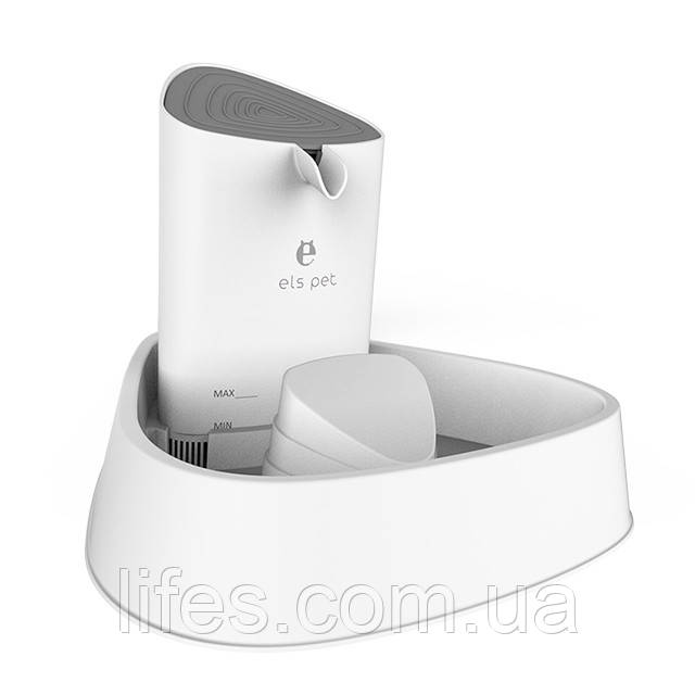Поїлка - фонтан для кішок і собак "Вежа" ELS-PET 1,8л Біла