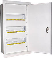 Щит освітлення ЩО-А-В-36 металевий на 36 модулів врізний із замком