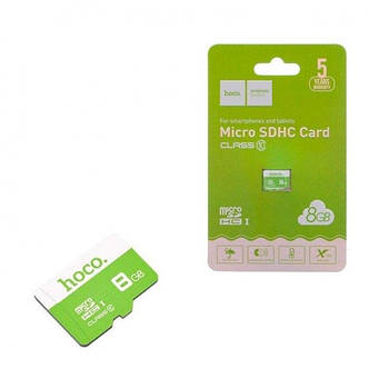 Картка пам'яті Hoco MicroSD 8 GB (TF) для телефона, смартфона, планшета Class 10 Карта пам'яті 8 ГБ, фото 2