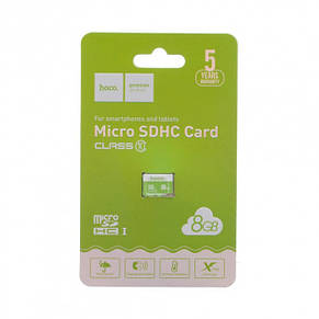 Картка пам'яті Hoco MicroSD 8 GB (TF) для телефона, смартфона, планшета Class 10 Карта пам'яті 8 ГБ, фото 2